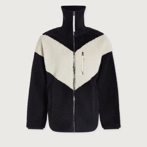 Varley Black and Cream Teddy Jacket